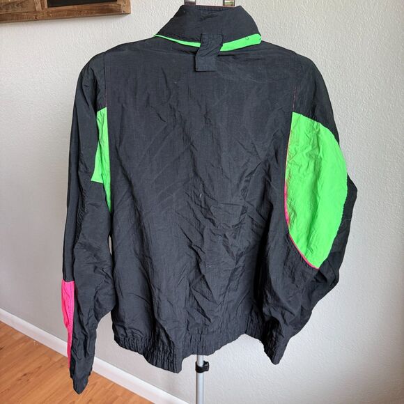 VTG 90s Sports Service NHRA Championship Drag Racing Color Block Windbreaker XXL - Picture 2 of 7
